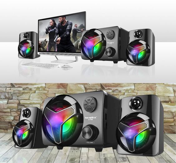 Loa dàn 2.1 SoundMax A700_16W Đen